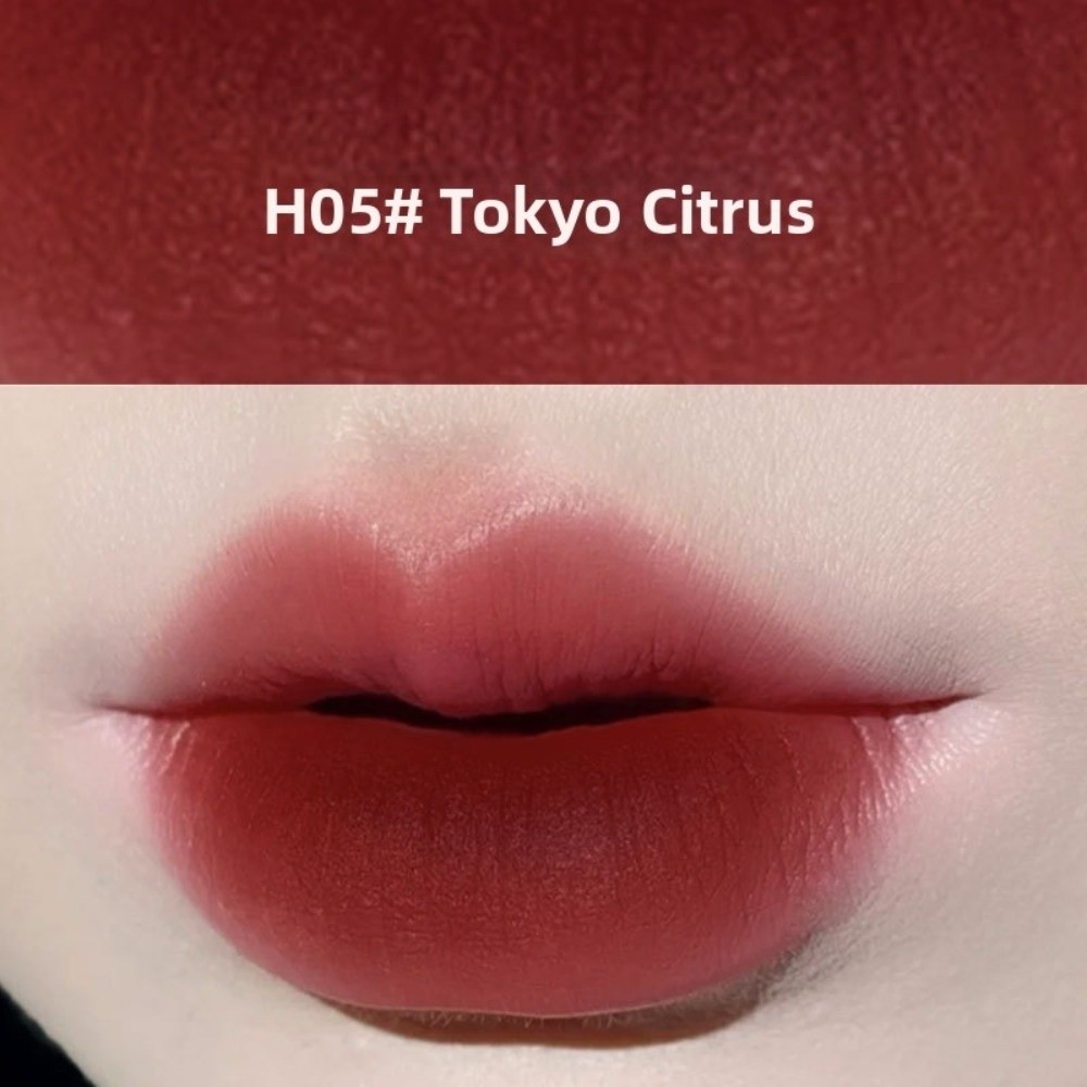 Matte Velvet Lip Tint Long Lasting - 新しいマット仕上げのベルベットリップグロス、ミストテクスチャー、長持ちする光沢のある口紅、べたつかないウォータリーテクスチャーのリップティントクリーム（女の子向け）