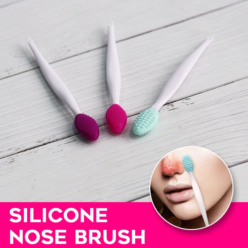 Silicone Face Scrubber Electric - スキンケアリップ角質除去洗顔フェイススクラブ鼻クリーンブラシにきび除去シリコーン両面スキンケアツール