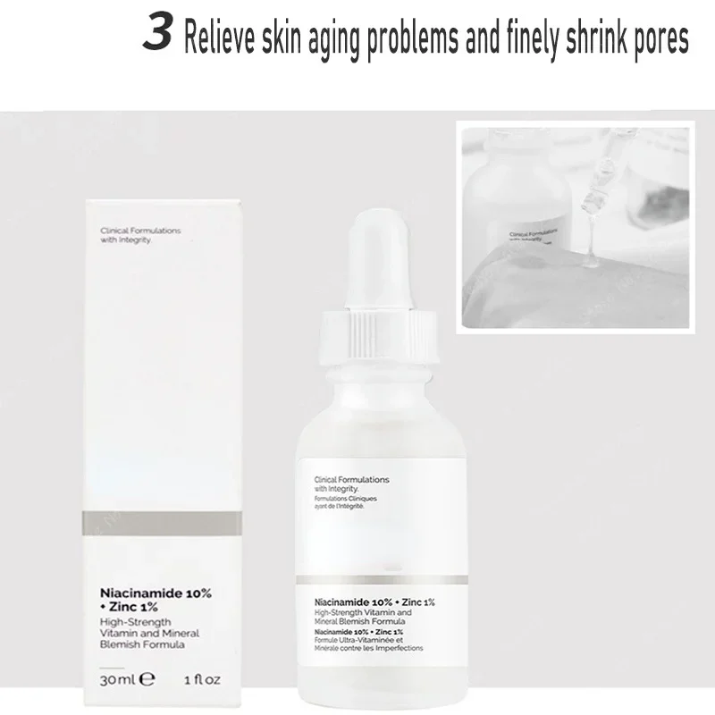 Niacinamide Pore Shrinking Essence - ナイアシンアミド マグネシウム ホワイトニング エッセンス、毛穴の美白と縮小、高強度のビタミンとミネラル