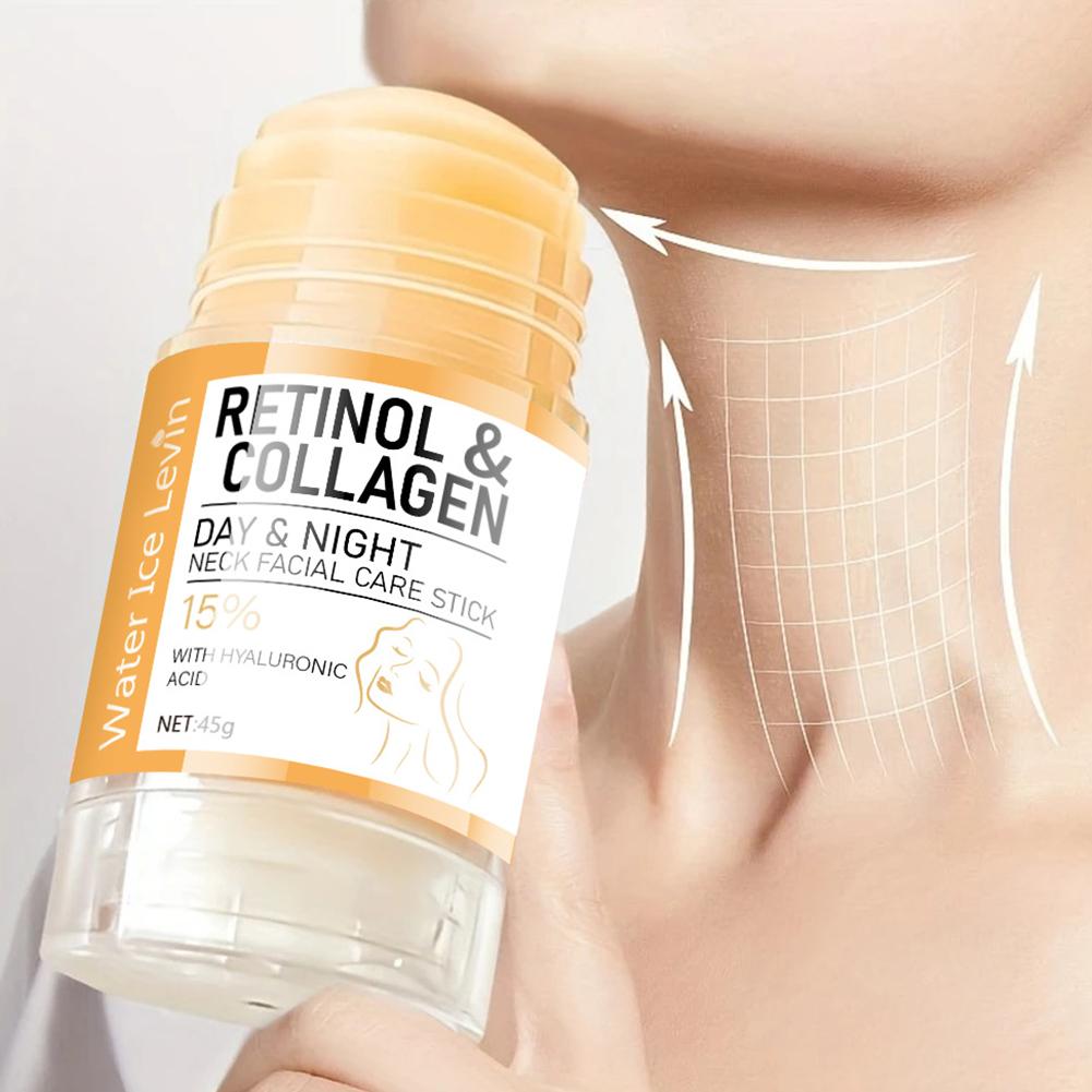 Retinol Anti Wrinkle Cream - レチノール配合コラーゲン入りクリームスティック しわ対策保湿リフトアップクリーム 顔・首用 毎日のスキンケアに