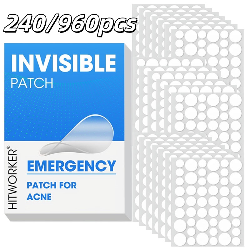 Hydrocolloid Pimple Patch - ハイドロコロイドニキビパッチ（1パックあたり240/960枚）– サリチル酸を含む透明で高品質なニキビパッチ
