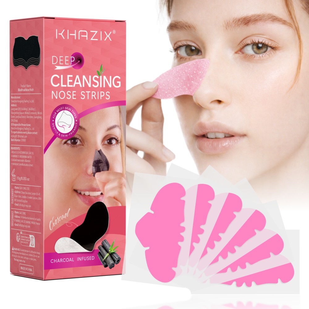 Salicylic Acid Blackhead Remover - 10/25/50 個ピンクハイドロコロイドノーズストリップ、ディープクレンジング黒ずみ除去剤。