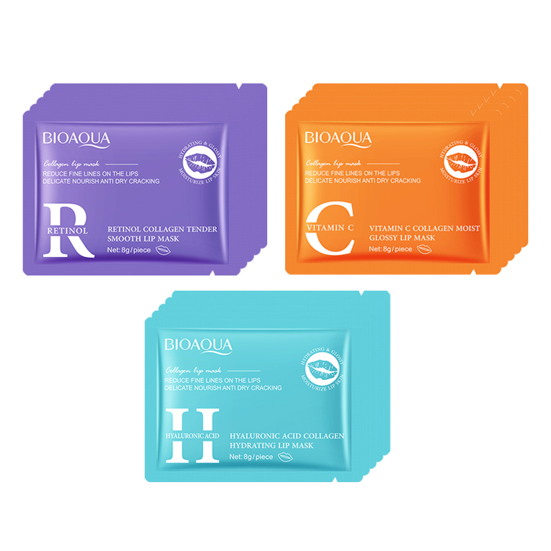 Collagen Under Eye Patches - BIOAQUA レチノールクリスタルコラーゲンアイマスクアンチダークサークル抗しわ保湿アンチエイジングアイパッチスキンケア