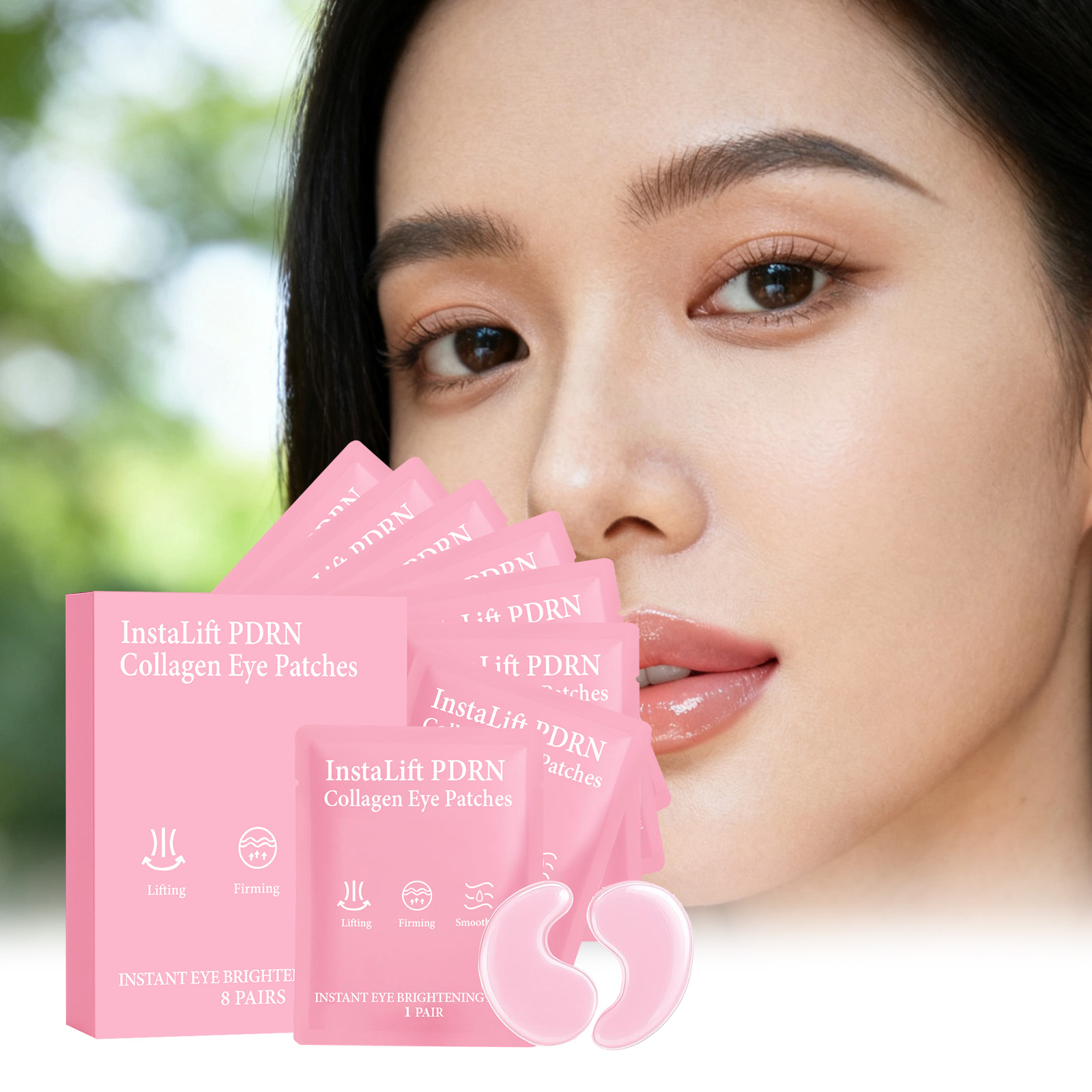 Collagen Under Eye Patches - インスタリフト PDRN コラーゲン アイパッチ くま・たるみ対策 しわ対策