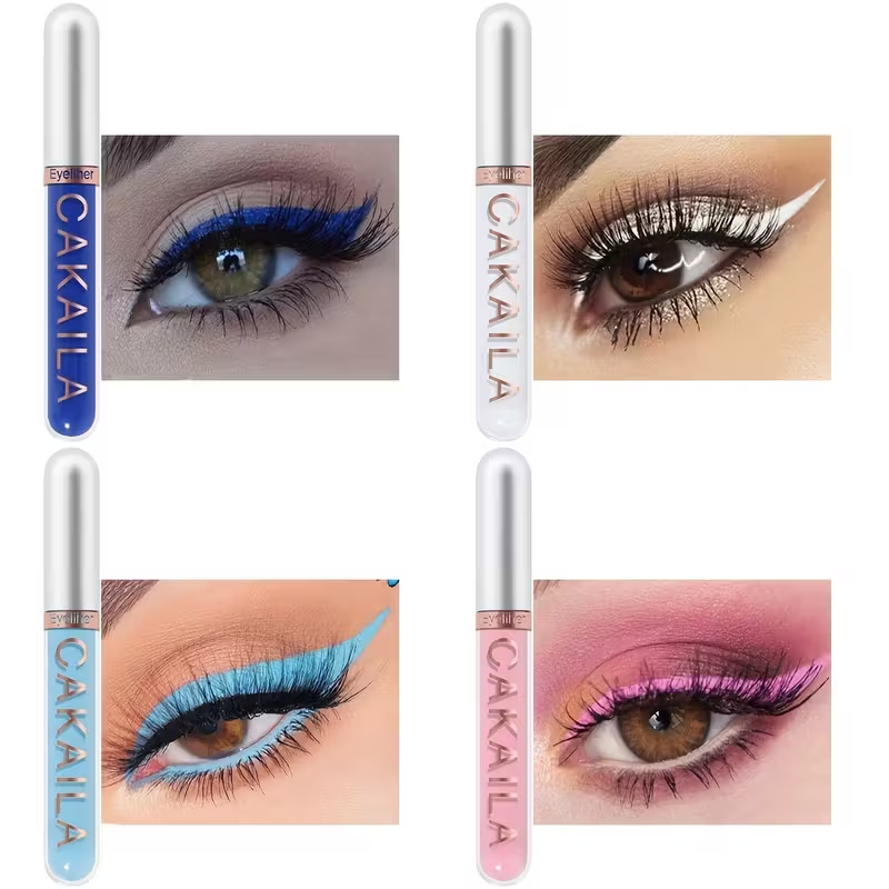 8 色セット防水アイライナーペン長持ちするグリッター & カ - Waterproof Liquid Eyeliner Pen のレビューと価格