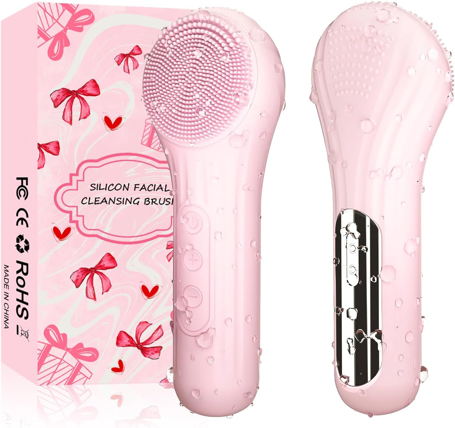 シリコンフェイススクラバー、防水電動洗顔ブラシ（男性＆女性用 - Silicone Face Scrubber Electric のレビューと価格