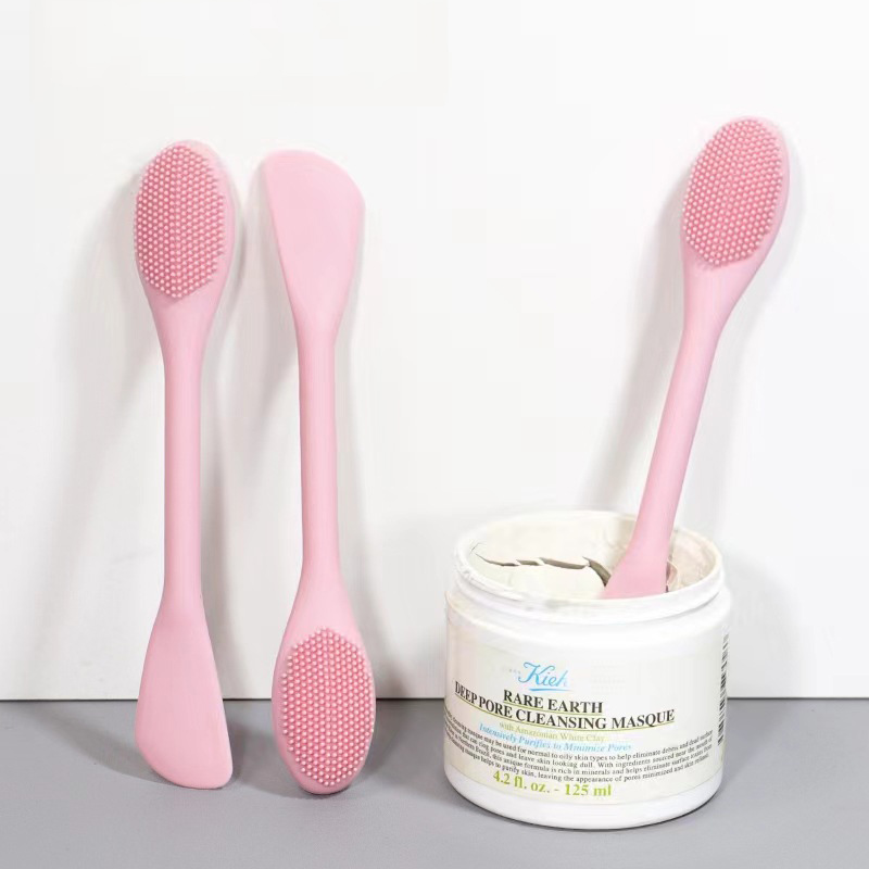 1PC ダブルヘッドシリコーン洗顔スクラバーブラシフェイシャ - Silicone Face Scrubber Electric のレビューと価格