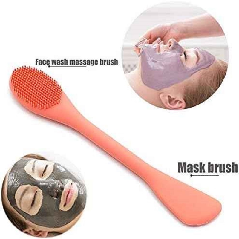 1PC ダブルヘッドシリコーン洗顔スクラバーブラシフェイシャ - Silicone Face Scrubber Electric のレビューと価格