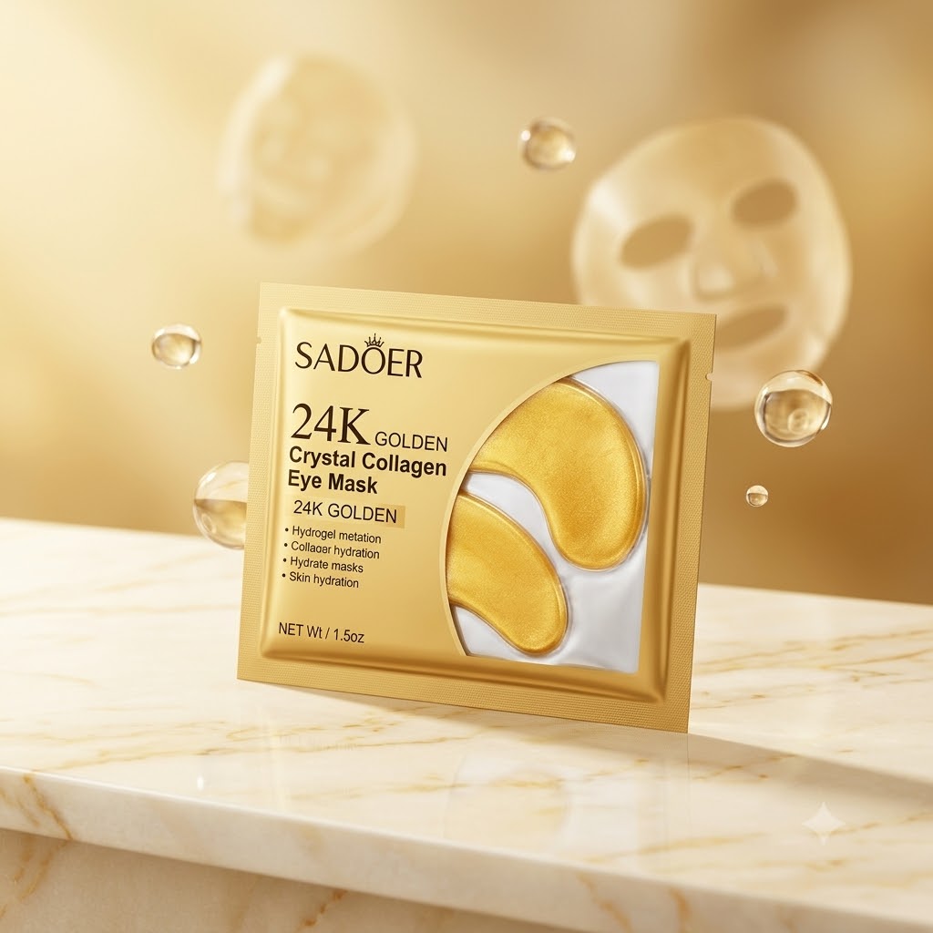 10枚入りゴールドコラーゲンアイパッチ、保湿ジェルアイマスク - Collagen Under Eye Patches のレビューと価格