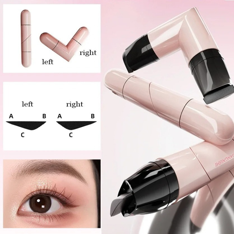 1 個回転アイライナースタンプ一体型デュアルチップ DIY  - Waterproof Liquid Eyeliner Pen のレビューと価格