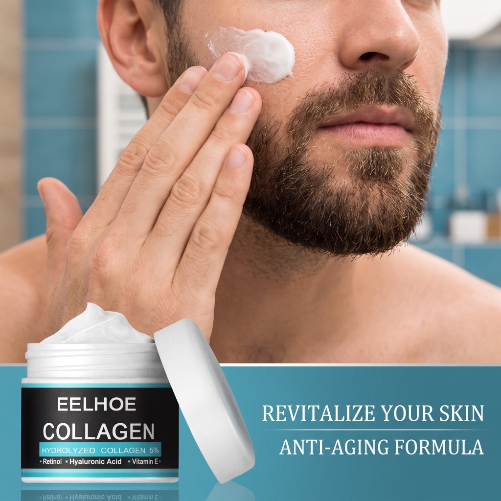 30g 男性用コラーゲン配合保湿クリーム。ヒアルロン酸配合で - Retinol Anti Wrinkle Cream のレビューと価格