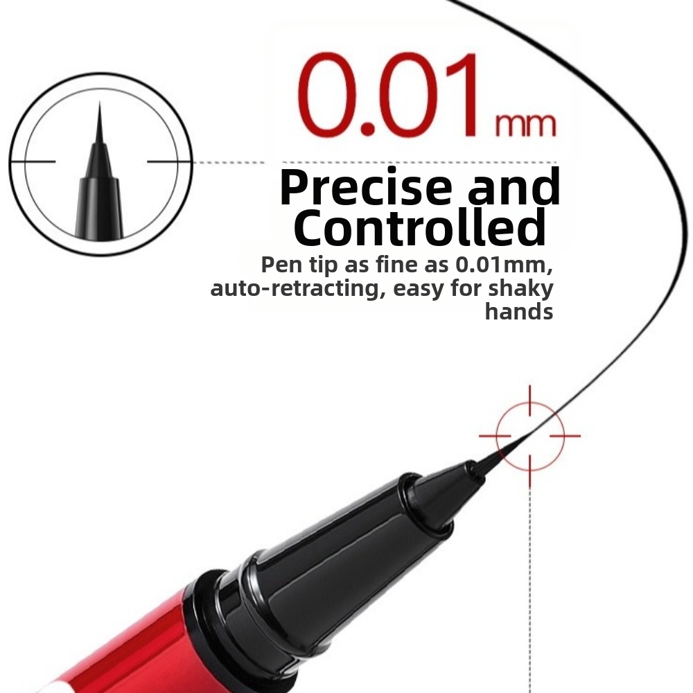 耐久性のある超スリムリキッドアイライナー、速乾性、防水性、長 - Waterproof Liquid Eyeliner Pen のレビューと価格