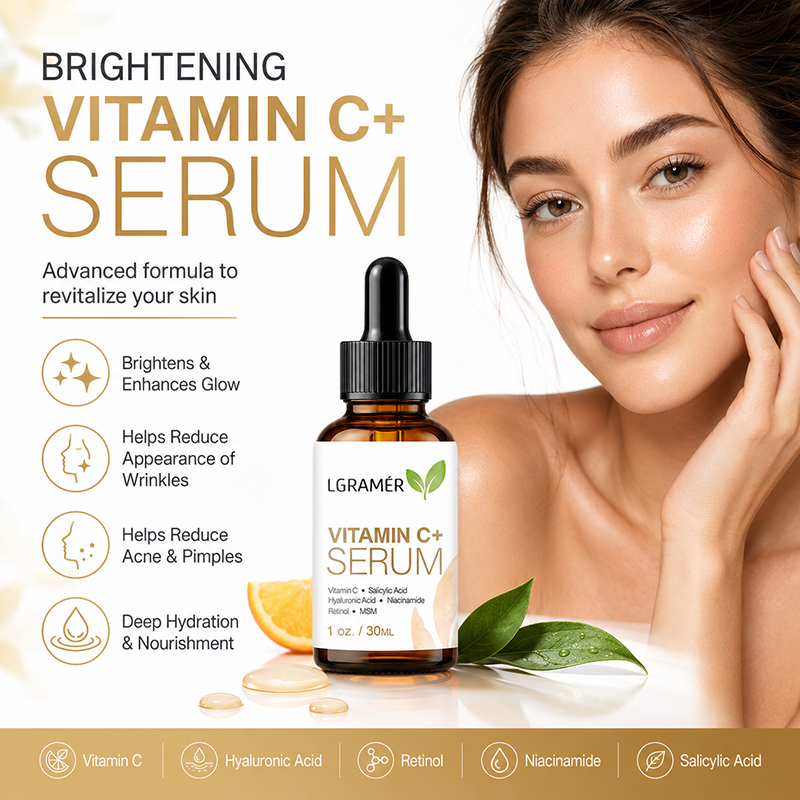 ビタミンC+ヒアルロン酸配合 フェイシャルセラム ブライトニ - Hyaluronic Acid Facial Serum のレビューと価格