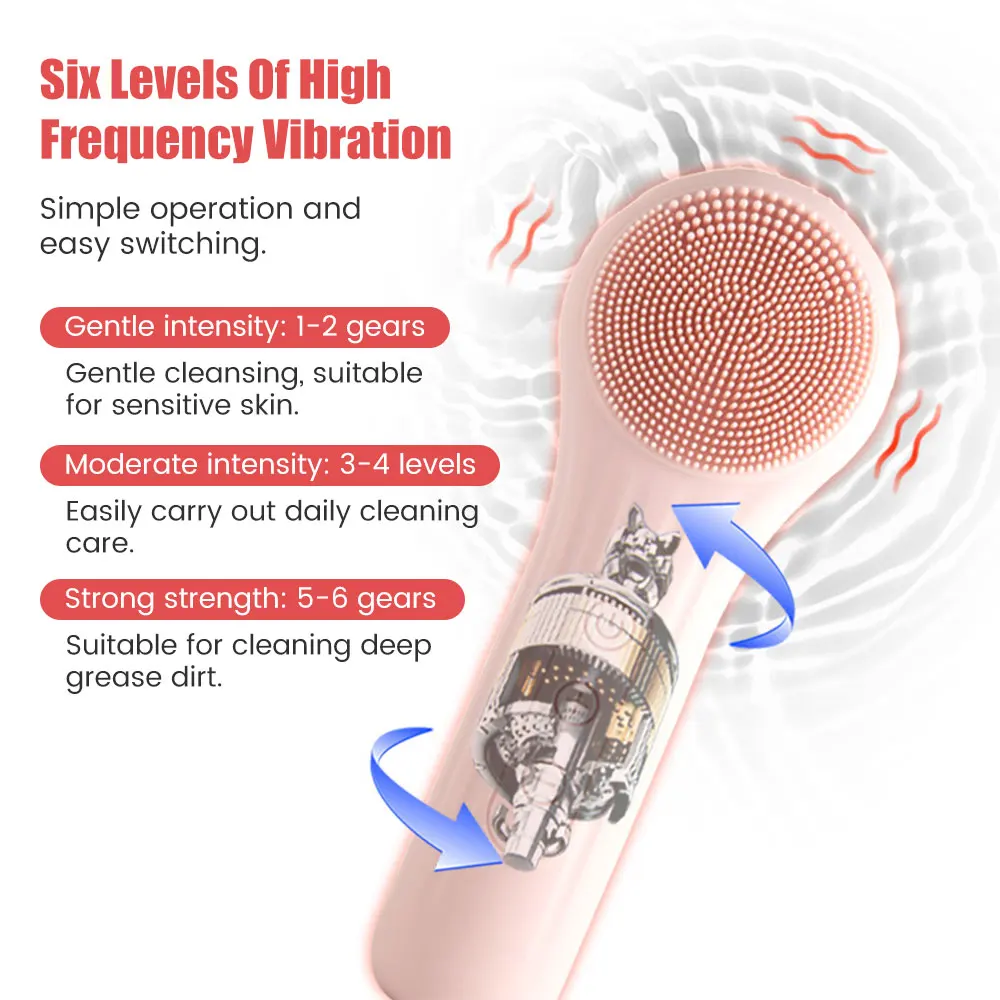 ソニックシリコンフェイシャルブラシクリーナー,ディープクレン - Silicone Face Scrubber Electric のレビューと価格