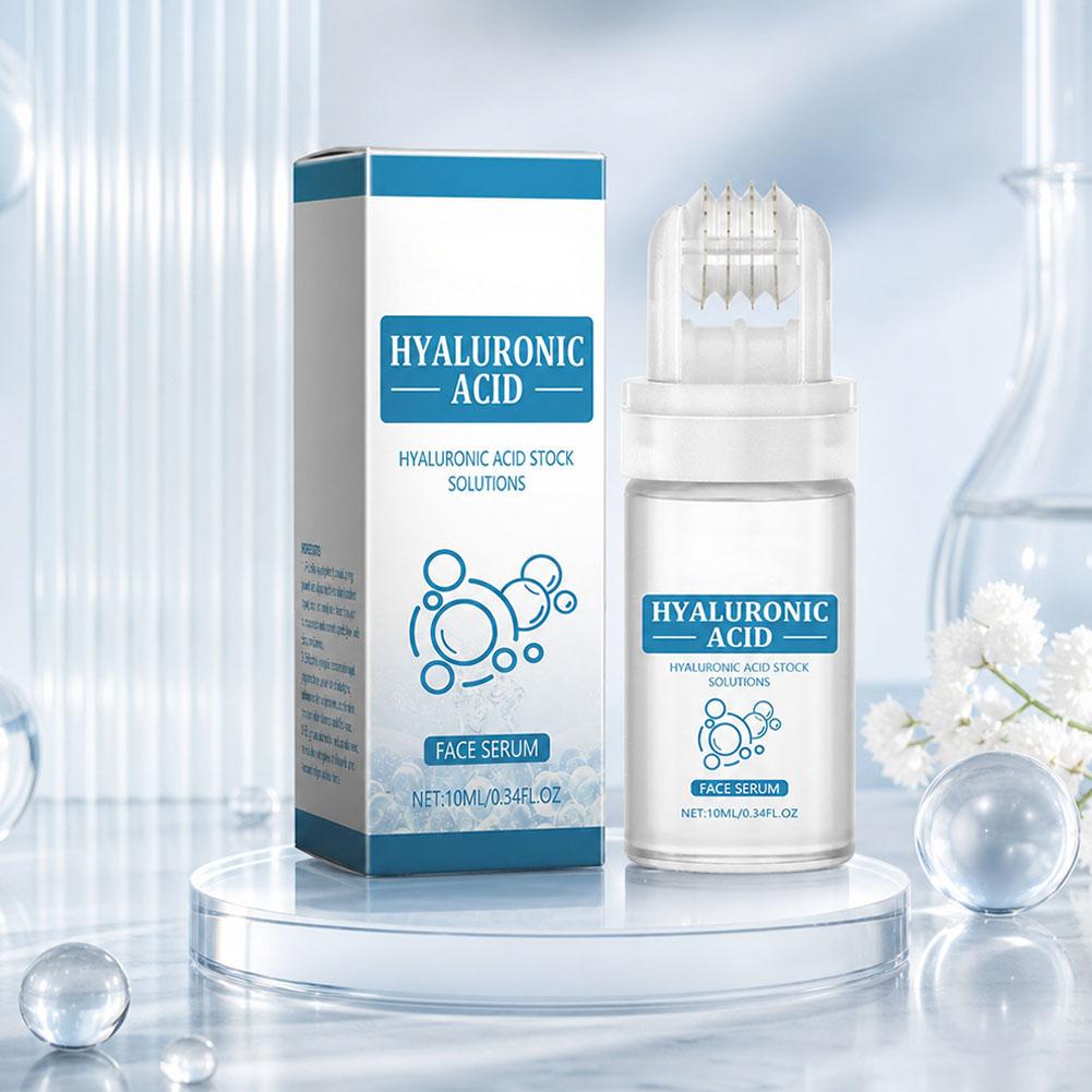 ヒアルロン酸配合のフェイスセラム 10ml。ローラー型アプリ - Hyaluronic Acid Facial Serum のレビューと価格
