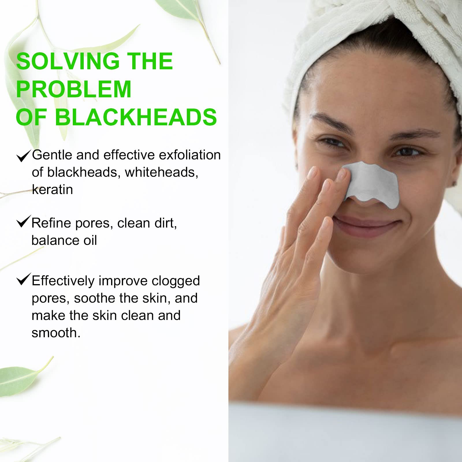 10/25/50 個ピンクハイドロコロイドノーズストリップ、 - Salicylic Acid Blackhead Remover のレビューと価格