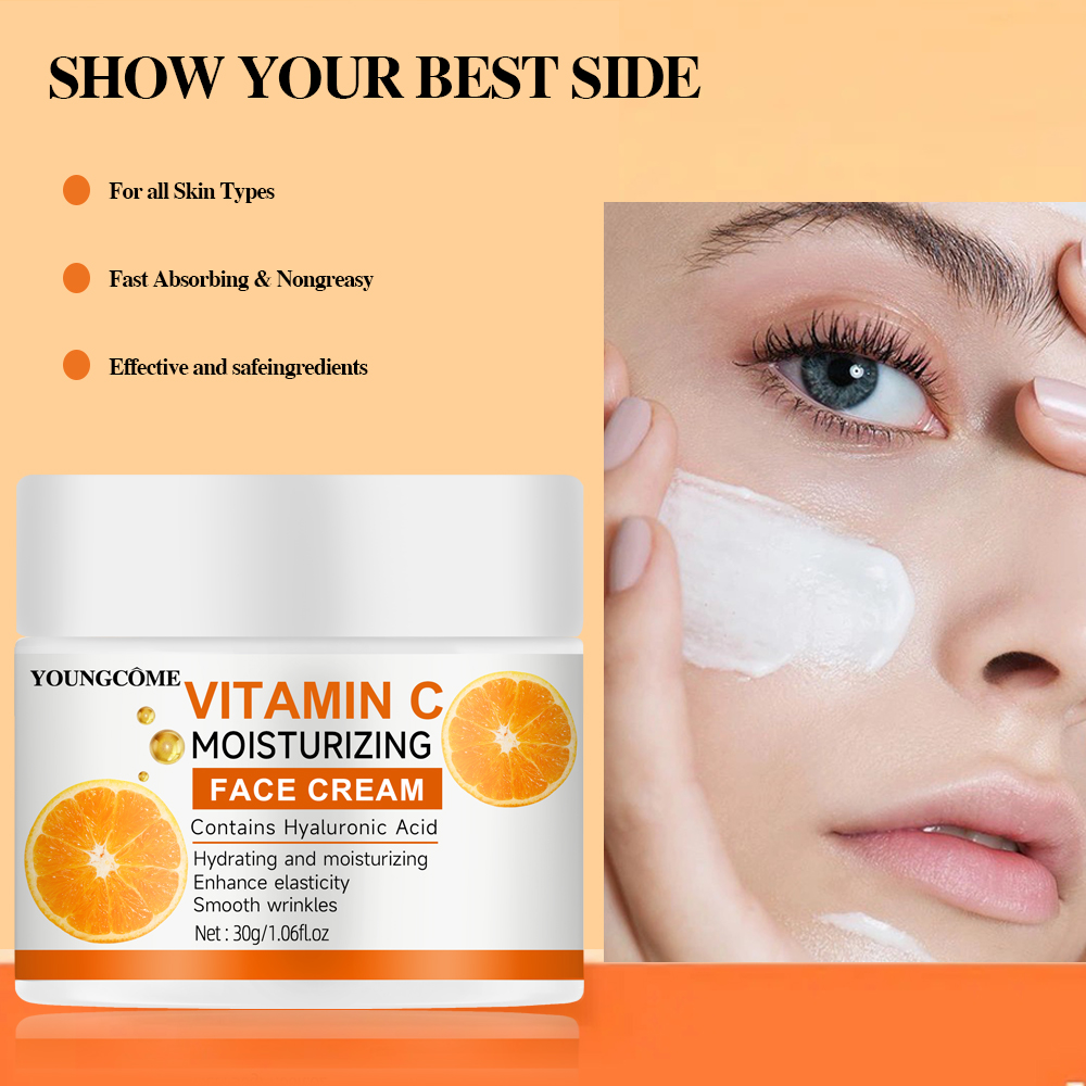 ビタミン C 保湿クリーム修復アンチエイジング エッセンス  - Hyaluronic Acid Facial Serum のレビューと価格