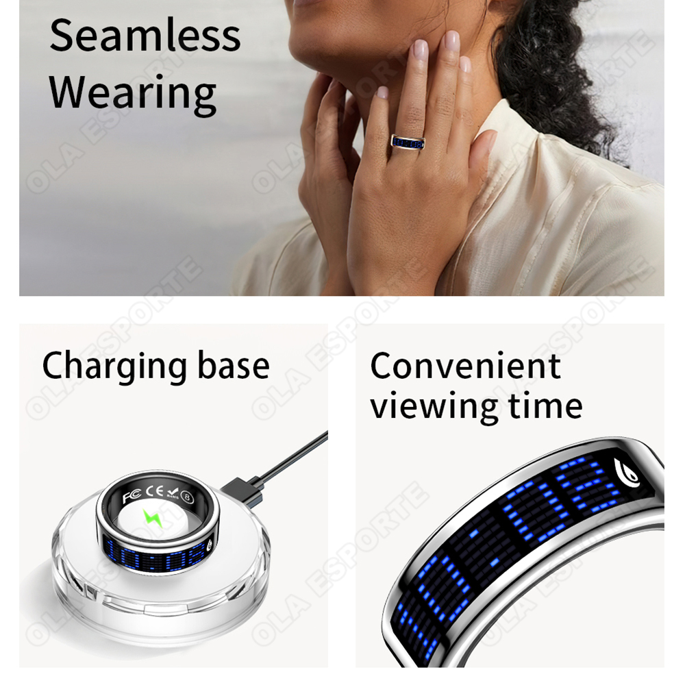 新しい Sr16 ディスプレイ画面スマートリング通話 ID  - Health Monitors のレビューと価格