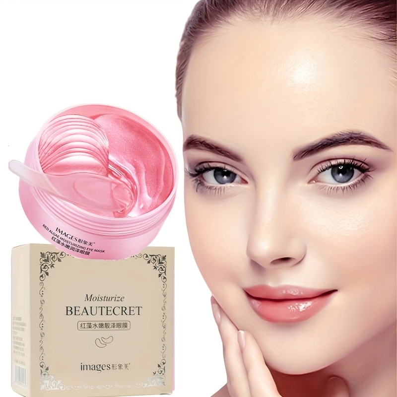 紅藻アイマスク60枚、多目的アイパッチ、紅藻エキス、ヒアルロ - Collagen Under Eye Patches のレビューと価格