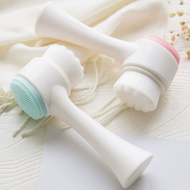 2-in-1両面ソフトシリコン洗顔ブラシ、優しく角質除去、毛 - Silicone Face Scrubber Electric のレビューと価格