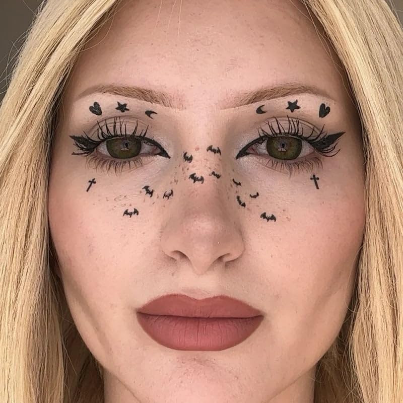 ハロウィン両端スタンプアイライナー 防水ブラックリキッドアイ - Waterproof Liquid Eyeliner Pen のレビューと価格