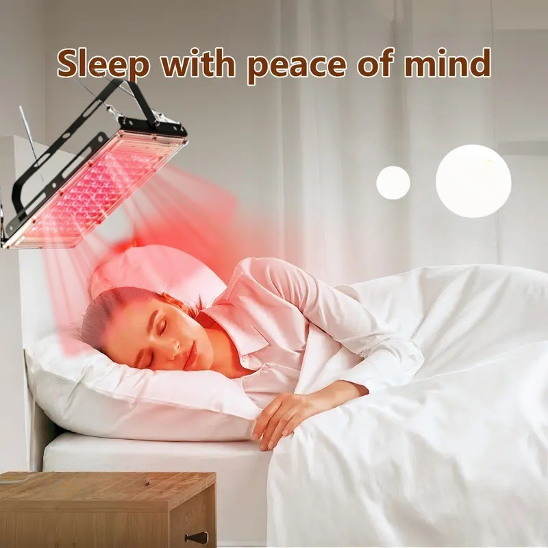 96 LED赤色光療法パネル USB電源 180 °   調 - Led Light Therapy Face Mask のレビューと価格