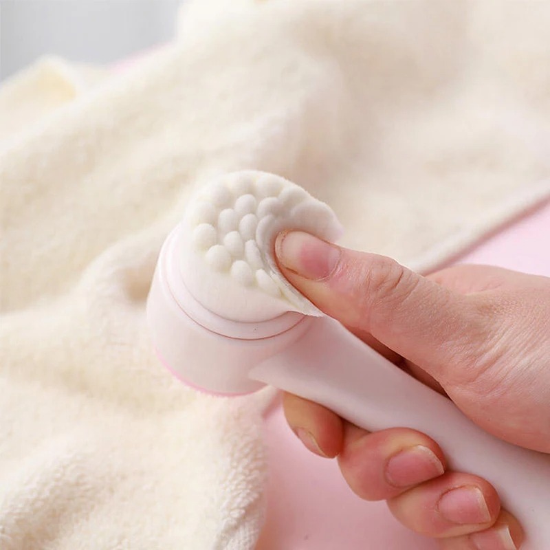 3D 両面手動洗顔ブラシソフトシリコン毛深い毛穴洗浄角質除去 - Silicone Face Scrubber Electric のレビューと価格