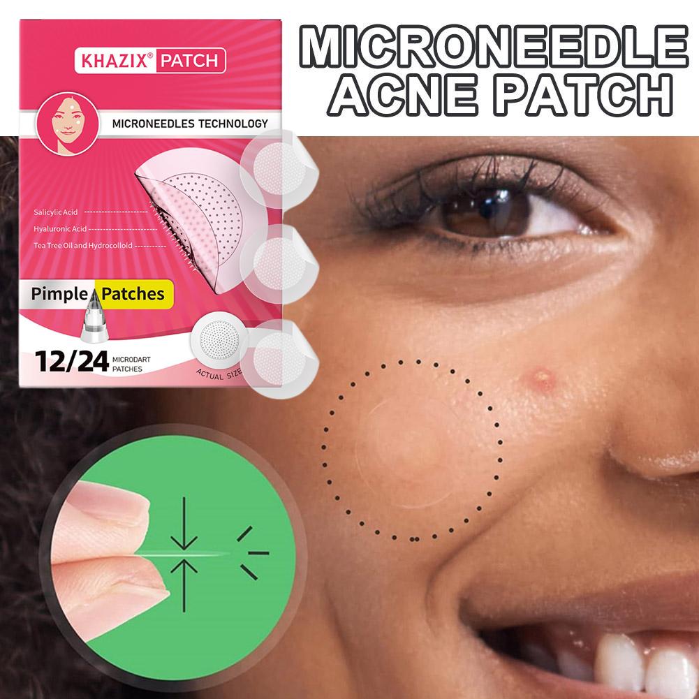 12/24 個マイクロニードルニキビパッチハイドロコロイドマ - Hydrocolloid Pimple Patch のレビューと価格