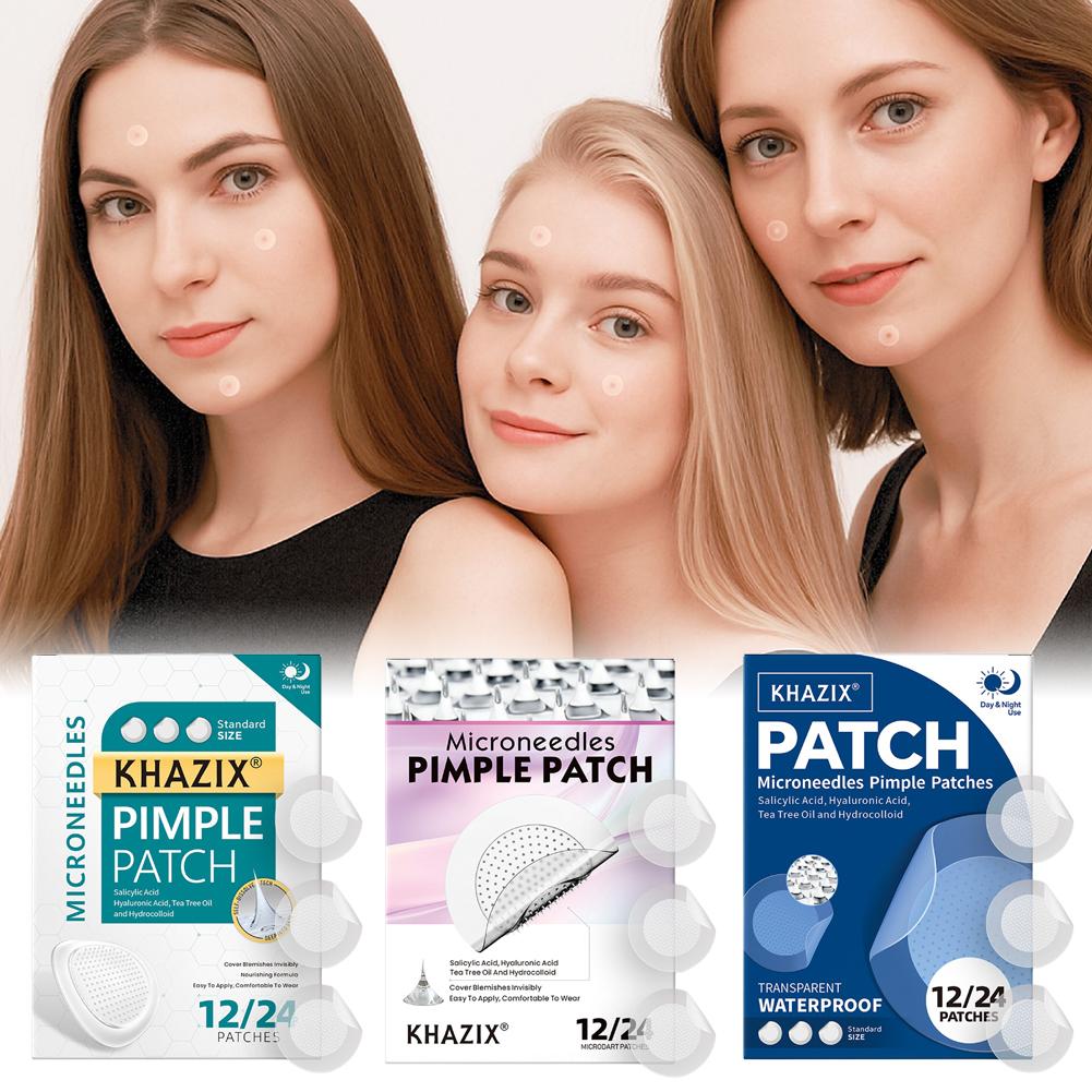 12/24 個マイクロニードルニキビパッチハイドロコロイドマ - Hydrocolloid Pimple Patch のレビューと価格
