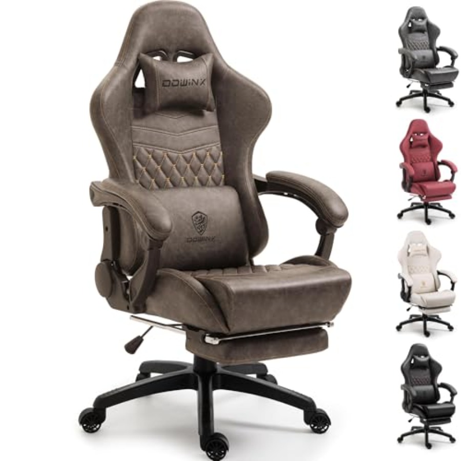 大人のための大型・高背タイプのヴィンテージゲーミングチェア： - Massage のレビューと価格