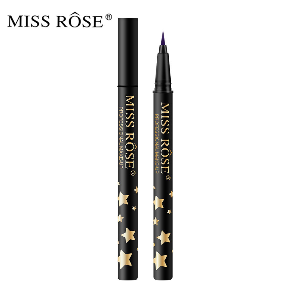 MISS ROSE コスメティックカラー リキッドアイライナ - Waterproof Liquid Eyeliner Pen のレビューと価格