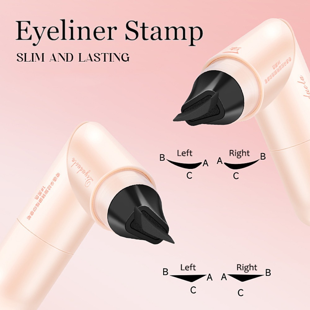 2本セット マット仕上げ 回転式アイライナースタンプ 長持ち - Waterproof Liquid Eyeliner Pen のレビューと価格