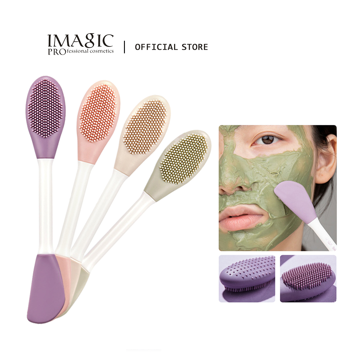 IMAGIC シリコーン洗顔 & マスクブラシ 2 In1  - Silicone Face Scrubber Electric のレビューと価格