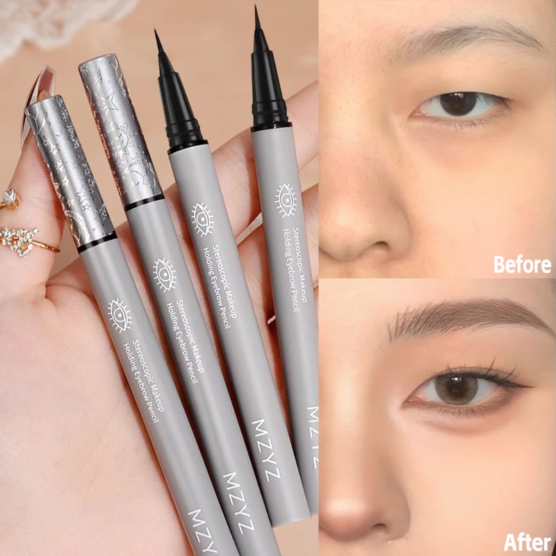 超極細眉ペンシルアウトラインシャドウ嘘カイコアイライナー防水 - Waterproof Liquid Eyeliner Pen のレビューと価格