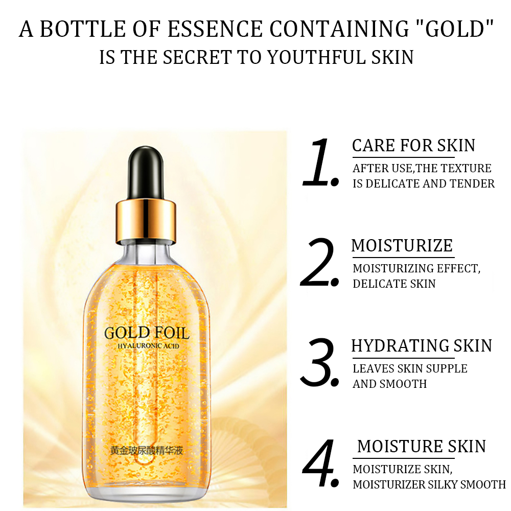 100 ミリリットル 24 18k ゴールドヒアルロン酸ニコ - Hyaluronic Acid Facial Serum のレビューと価格
