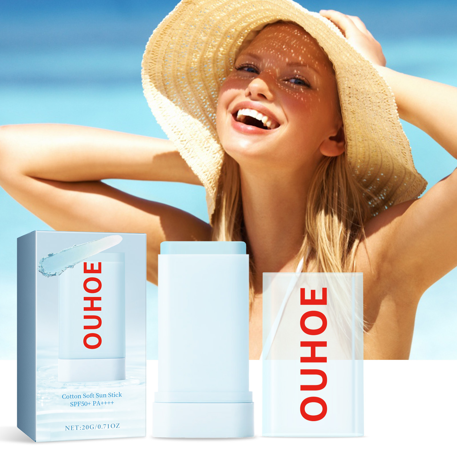 OUHOE-UV保護クリーム、屋外、抗酸化剤、保湿、スキンケ - Spf 50 Waterproof Sunscreen のレビューと価格