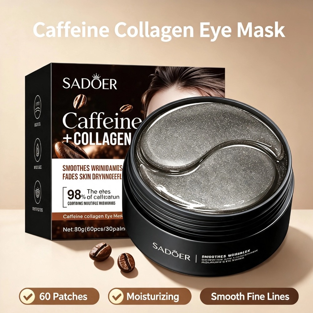カフェインコラーゲンアイマスク　くま対策保湿アイパッチ　むく - Collagen Under Eye Patches のレビューと価格