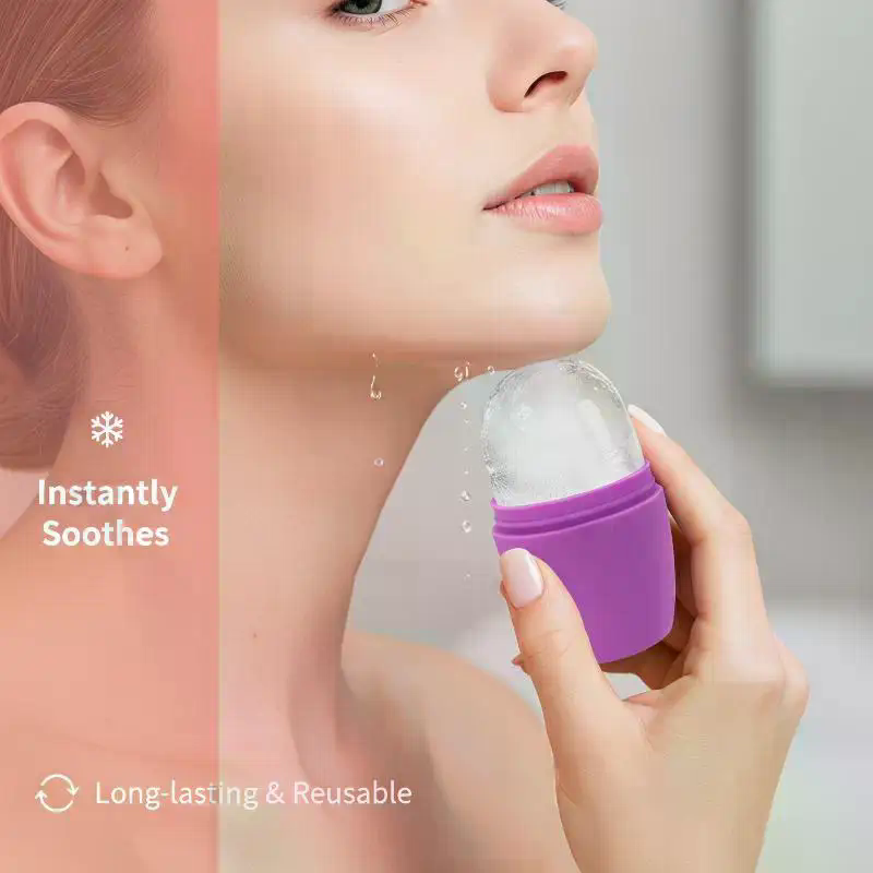 シリコン製アイスローラー 顔と目元用 再利用可能なフェイシャ - Face Ice Roller Puffiness のレビューと価格