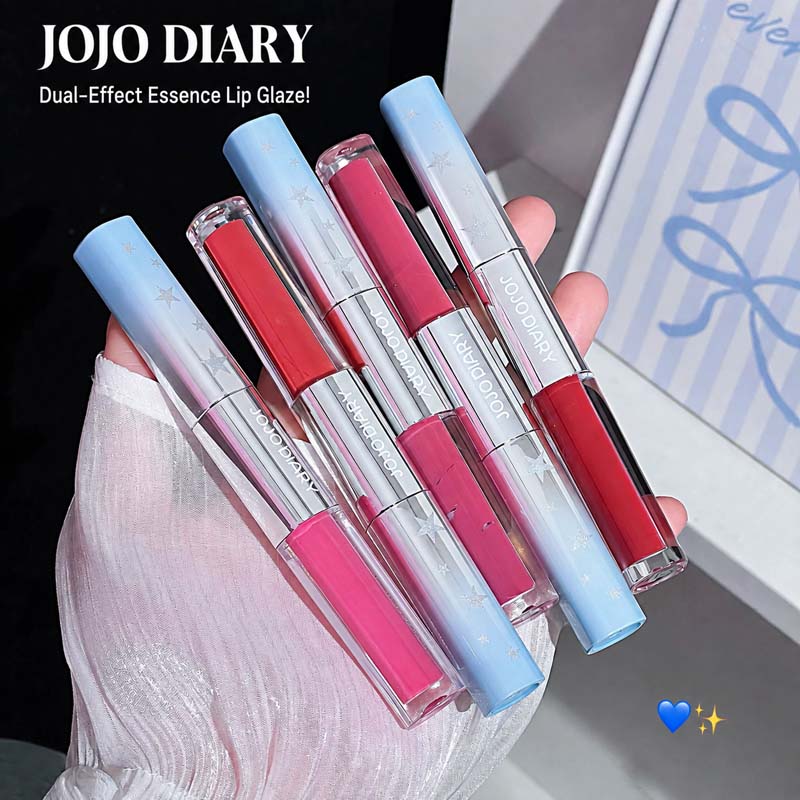 JOJO DIARY デュアルエフェクトリップグレイズ ベル - Matte Velvet Lip Tint Long Lasting のレビューと価格