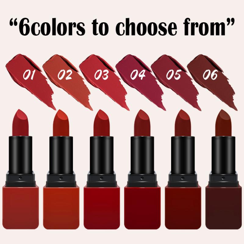 ベルベットマットリップグロス - 防水、保湿、長持ちする赤い - Matte Velvet Lip Tint Long Lasting のレビューと価格