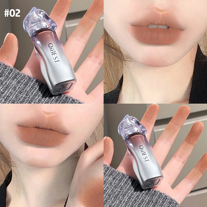QIBEST マットベルベット液体口紅ナチュラル長期的な高着 - Matte Velvet Lip Tint Long Lasting のレビューと価格